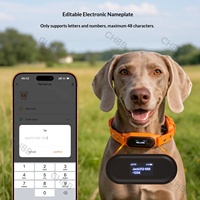 Localisateur d'animaux de compagnie 4G étanche en ABS+Silicone avec suivi de santé, collier anti-perte pour chat et chien, clôture électronique