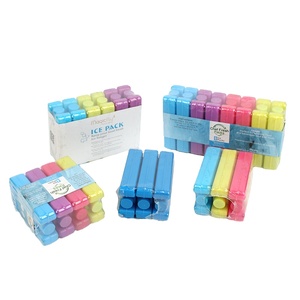 Used portable picnic ice cooler box with table