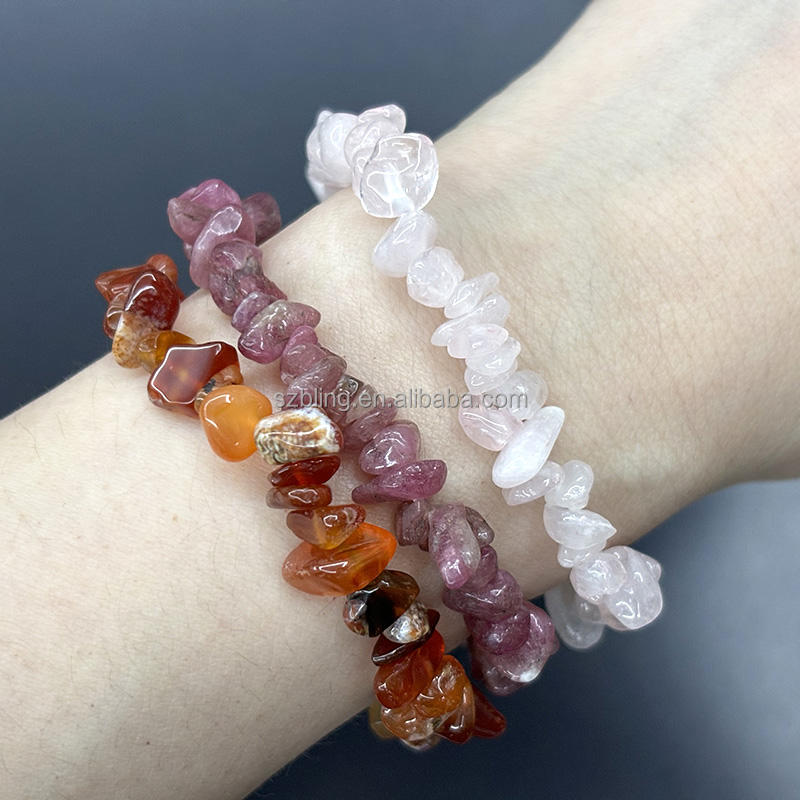 [ความรัก] คาร์เนเลียน + ทัวร์มาลีนสีชมพู + โรสควอตซ์