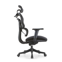 Chaise de bureau ergonomique en maille avec accoudoirs 3D réglables, dossier haut, pivotante, pour poste de travail informatique