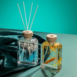 Relaxlines 100ml200ml thủy tinh sậy khuếch tán chai lọ hương thơm nhà fireless hoa khô trang trí sậy khuếch tán - Product Image 6