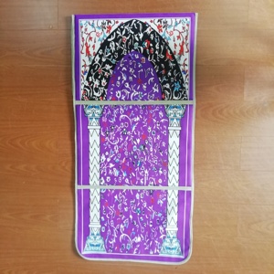 Tappeto da Preghiera Musulmano Pieghevole in Poliestere Stampato in 3D, Nuovo Design per Uso in Moschea, Vendita all'Ingrosso - Product Image 4