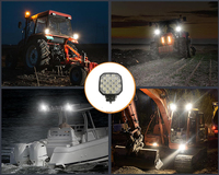 Luz de Trabajo LED de 10-30V, Haz de Luz Concentrado, DC IP67, Impermeable, Lámpara de Emergencia para Conducción, con Certificación ECE R10, para Camiones y Tractores Todoterreno