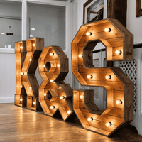 Grandes lettres lumineuses pour décorations de fête d'anniversaire, événements, ballons, toile de fond photo