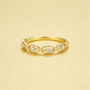 Anillo de compromiso y moda de plata personalizado con oro macizo de 10K/14K/18K, con circonitas cultivadas en laboratorio CVD de calidad IGI VVS-VS, corte brillante, estilo clásico y diseño en racimo. - Product Image 6