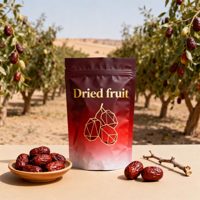 Op maat gemaakte hersluitbare voedselveilige snackzakjes met logo voor gedroogd fruit, melk & gelei, platte bodem, staande pouch verpakking