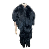 2025 mode tendance nouveau véritable queue de fourrure de renard Cosplay queue de fourrure de renard Halloween Costume de fête