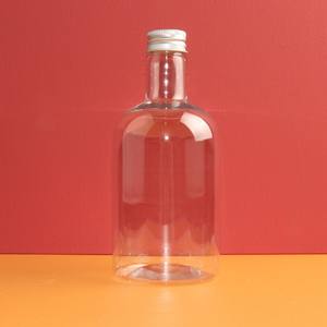 250ml ve 500ml Tek Kullanımlık Çift Cidarlı Kapaklı ve Saplı <span class=keywords><strong>PET</strong></span> Plastik Şişeler Zhejiang Serigrafi Baskılı Bira İçecek - Product Image 1