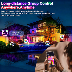 <span class=keywords><strong>Faretto</strong></span> <span class=keywords><strong>LED</strong></span> RGB 50W 100W DOB 100-240V con Controllo APP Tuya WIFI, Impermeabile IP66 per Esterni, Garanzia di 2 Anni, RGBCCT RGBCW - Product Image 3