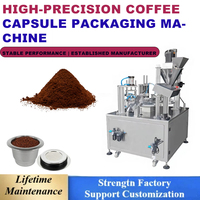 Machine automatique de remplissage et de scellage de capsules de café, multifonctionnelle, pour le conditionnement de poudre de café, de thé, de lait en poudre et de granulés en capsules