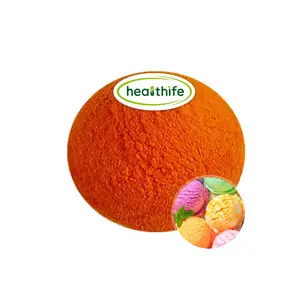 Poudre d'extrait d'annatto Pigment naturel E300 E400 Healthife