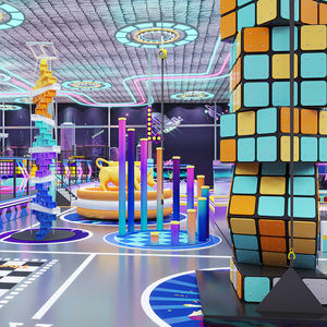 مبيعات المصنع مباشرة مخصصة داخلي واسع النطاق لعب الأطفال التجارية مرافق تسلية قلعة المشاغب الشاهقة - Product Image 6
