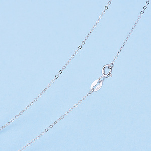 S925 argent Sterling femme clavicule chaîne lingot Melon graines vague d'eau <span class=keywords><strong>gypsophile</strong></span> serpent os croix diamant collier boîte cadeaux - Product Image 5