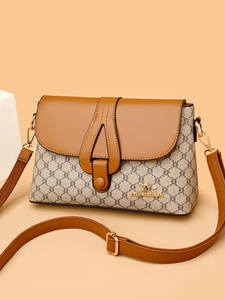 Sac bandoulière de luxe en <span class=keywords><strong>cuir</strong></span> de haute qualité pour femme, modèle tendance de créateur renommé - Product Image 5