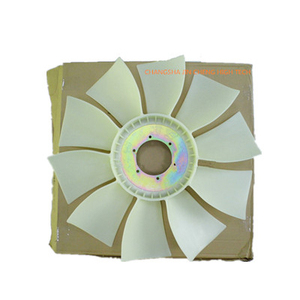 Piezas de repuesto para excavadora 320D, ventilador de motor, 6 agujeros, 10 hojas, 127mm - Product Image 1
