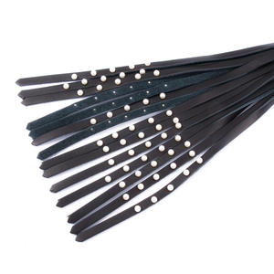BDSM Gear Caballo de cuero real Juguetes para adultos Mujeres Whipping Stick Whip para Bondage masculino Juguete sexual - Product Image 5