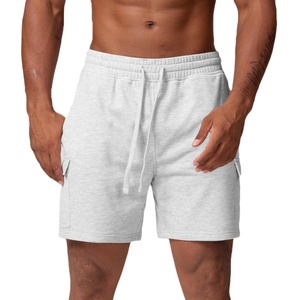 Short de course décontracté pour homme en polyester et coton avec logo personnalisé du fournisseur - Product Image 2