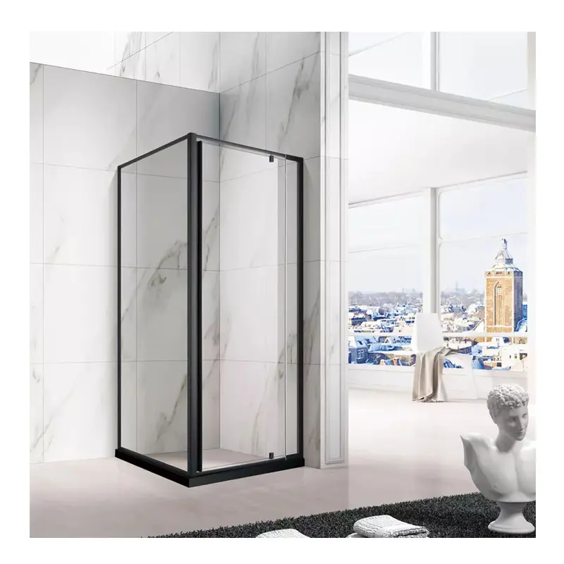Offre Spéciale directe d'usine porte coulissante en acier inoxydable complète cabine de douche en verre