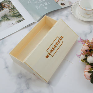 Vente en gros mini château creux en bois blanc rouge estampage <span class=keywords><strong>de</strong></span> boîtes cadeaux <span class=keywords><strong>de</strong></span> bonbons <span class=keywords><strong>de</strong></span> faveur <span class=keywords><strong>de</strong></span> mariage emballage - Product Image 3