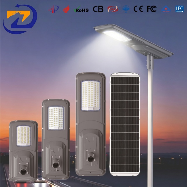 Wholesale CE All in One Motion Sensor Solar Street Light Wide 150° IP65 Waterproof Aluminum Outdoor Integrated Solar Road Lamp