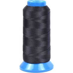 Fil de tissage noir pour perruques, connecteurs, 1500 yards, fil de polyester 210D pour extensions capillaires à usage domestique - Product Image 1