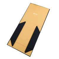 Boîte pliante en carton rigide de luxe avec logo personnalisé, grand format, magnétique, pour emballage cadeau