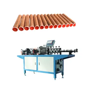 Automatic Coil Aluminum Copper Tube Pipe Straightening Cutting Machine