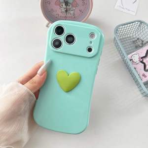 Cover per telefono in silicone Fashion DIY Love, custodia posteriore colorata a vita stretta per iPhone 17 Pro Max, 17 Air, 16 Plus, 15, 14, 18 Pro - Product Image 4