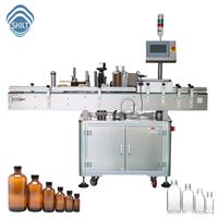 Etiquetadora Automática Envolvente con Certificación CE para Botellas y Frascos de Vidrio |   Aplicador de Etiquetas de Alta Velocidad para Leche, Vino, Salsas, Perfumes