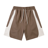 Fabricants de shorts personnalisés OEM, nouvelle conception de demi-pantalons, demi-pantalons de haute qualité, style hip-hop, contraste de couleurs