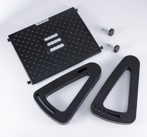 त्रिकोण पैर आराम से ऊपर और नीचे समायोज्य एर्गोनोमिक फुटरेस्ट पैर के नीचे मालिश रोलर के साथ आराम करें - Product Image 4