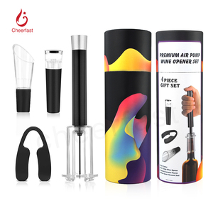 Support pour ajouter votre logo Outil d'ouverture de <span class=keywords><strong>vin</strong></span> à pression d'air avec verseur de bouteille <span class=keywords><strong>Bouchon</strong></span> sous vide 4pcs Set Air Pressure Opener Kits - Product Image 4
