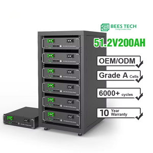 51.2V 200AH Pin Kit Lithium bateras de litio De 100 amp 5KW bateras de litio De 100 amp Para panes de olates LiFePO4 Accu - Product Image 1