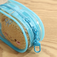 Sac de voyage portable en cuir véritable, étanche et anti-poussière, transparent, pour câbles et écouteurs, organisateur, capsule, jouet en peluche, figurine, cadeau