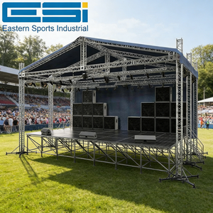 โครงสร้างอลูมิเนียมสำหรับติดตั้งลำโพง LED สำหรับงานแสดงดนตรีกลางแจ้ง บาร์ งานอีเว้นท์ และเต็นท์งานแสดงสินค้า - Product Image 1