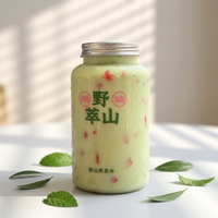 Bouteille de jus en plastique PET de haute qualité avec bouchon en aluminium 500 ml, récipient alimentaire anti-fuite pour boissons