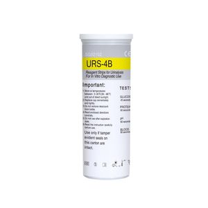 Bandelettes de test <span class=keywords><strong>urinaire</strong></span> médical URS-4B : Kit de détection rapide 4 paramètres pour le <span class=keywords><strong>glucose</strong></span>, les corps cétoniques et le pH sanguin - Product Image 3