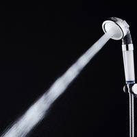 Pommeau de Douche Coréen à 3 Fonctions avec Filtre en Pierre Minérale et Cartouche PP, Vente Chaude