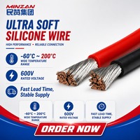 Kabel Silikon Fleksibel 20 AWG 0.5mm² dengan Konduktor Tembaga Berlapis Timah untuk Motor RC dan Printer 3D