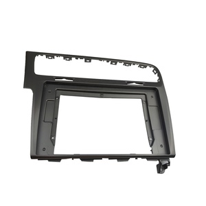 Pour VOLKSWAGEN <span class=keywords><strong>GOLF</strong></span> <span class=keywords><strong>7</strong></span> 10.1 pouces cadre de l'autoradio Fascia conduite à gauche stéréo GPS lecteur DVD panneau d'installation tableau de bord Surround Kit - Product Image 3