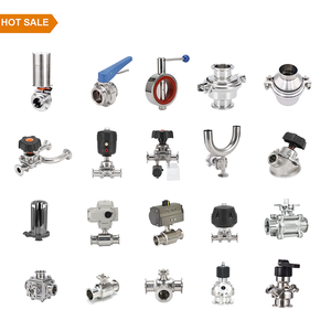 Chất lượng cao bằng thép không gỉ SS316L vệ sinh Hướng dẫn sử dụng xe tăng dưới cơ hoành van PTFE + EPDM màng điều khiển điện nước - Product Image 6