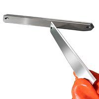 Cuchillo Multifuncional de Acero Inoxidable para Ensaladas, Cortador Manual de Verduras y Repollo, Herramienta de Corte de PP para Verduras