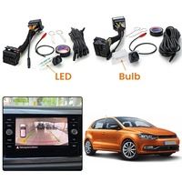 GreenYi Caméra de voiture Piste dynamique de données d'origine pour VW Polo 2018 ~ 2024 MIB2 Unité Caméra de recul de stationnement Pas de décodage Plug & Play
