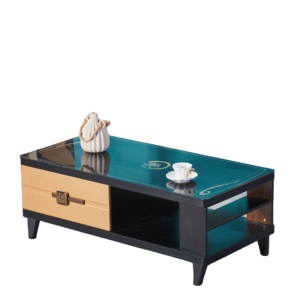 Piccolo <span class=keywords><strong>salotto</strong></span> Set di mobili <span class=keywords><strong>in</strong></span> <span class=keywords><strong>legno</strong></span> Base <span class=keywords><strong>in</strong></span> <span class=keywords><strong>vetro</strong></span> tavolino <span class=keywords><strong>da</strong></span> caffè incluso Made <span class=keywords><strong>in</strong></span> China - Product Image 4