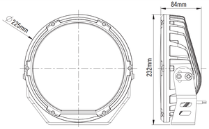Feux stroboscopiques tout-terrain pour camion, phare LED de voiture de 9 pouces, lumière LED de 152 W, accessoires de conduite de voiture, spot rond, auto - Product Image 5