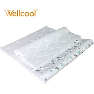 Chine fabrication 100% polyester 3d entretoise air maille tissu personnalisé lavable doux <span class=keywords><strong>berceau</strong></span> matelas protecteur tapis rampant pour bébé - Product Image 1