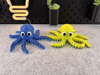 Poulpe Articulé Simulé Imprimé en 3D PLA, Personnalisable, Commandes en Gros Acceptées, Modèle 3D Haute Précision Imprimé en 3D PLA
