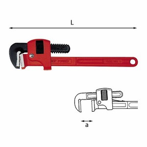 Llave Ajustable para Tuberías 301 N Longitud L con Apertura de Mordaza A para Reparación de Fontanería - Product Image 1