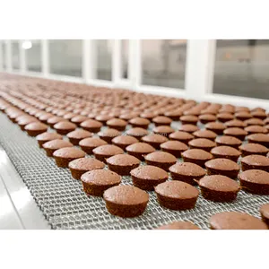 Küçük kapasiteli şekillendirme üretim hattı pişirme tüneli kremalı kek tekerlekli kek makinesi shanghai