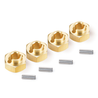Ensemble de combinateurs de moyeu de roue en métal robuste, épaisseur 4,5 mm, adapté aux pièces de rechange et accessoires de mise à niveau pour Crawler RC 1/24 tout-terrain
